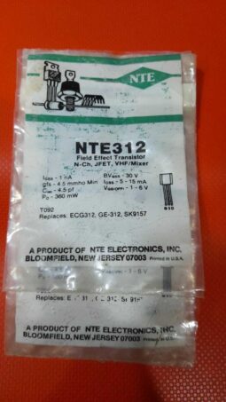 4 PCS NTE Original NTE312 Field Effect Transistor N-ch, JFET,VHF/Mixer
