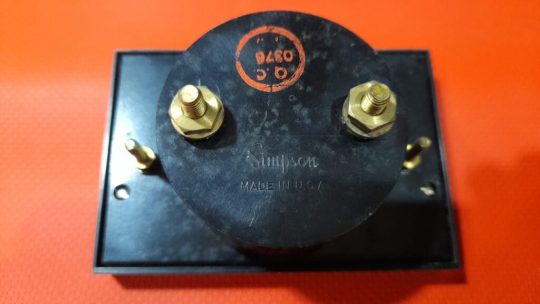 Simpson DC Microamperes 0-100 4"x 2 3/4 NOS - Image 2
