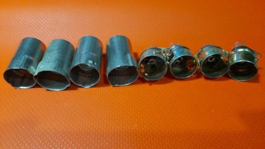 4 PCS Vintage CINCH MFG 7 Pin Complete TS102P01 Tube Sockets NOS