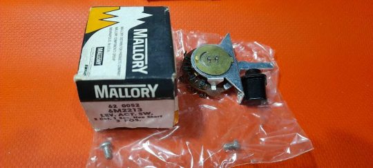 2 PCS Scarce Vintage Mallory 6M2213 Lev. ACT. SW. 2 Ckt. 1 Sec Non Short 3 Pos 2