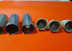 3 PCS Vintage CINCH MFG 9 Pin Complete Tube Sockets NOS