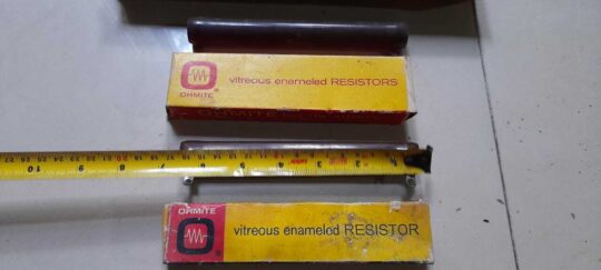 LOT#3 VINTAGE OHMITE and OTHER BRANDS NON INDUCTIVE RESISTOR HAM RADIO 3