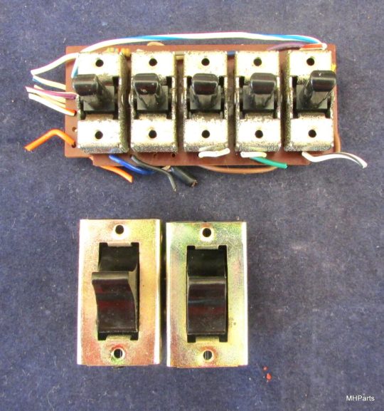 Yaesu FT-101ZD Original Power Switch WD 9223 and Switches PB-1975A Used