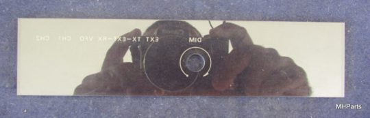 Yaesu FT-101ZD Original Plastic Display Protector Used - Image 2
