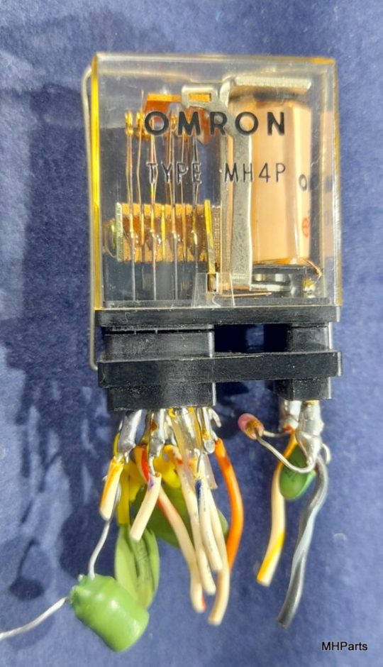 Kenwood R-599S Original Relay Omron MH4P with Base Used