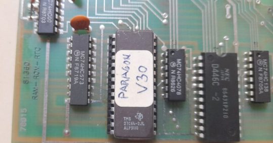 Ten Tec Parangon Original Ram Rom RTC Board 81360 Used - Image 2