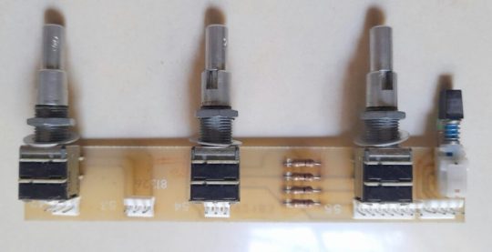 Ten Tec Parangon Original Upper Pot Board 81326 Used