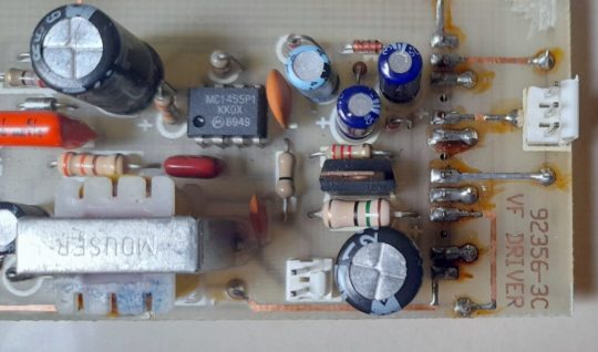 Ten Tec Omni V Original 81447 VF Display Driver Board Used - Image 2