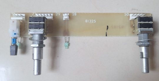 Ten Tec Omni V Original 81325 Lower Pot Board Used