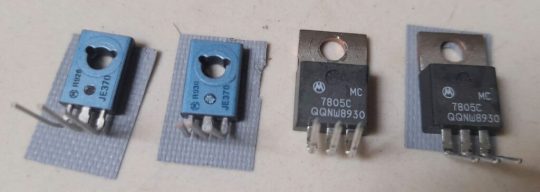 Ten Tec Omni V Original Set of Internal Transistors Used