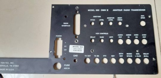 Ten Tec Omni V Original Back Sheet Arm Used - Image 2