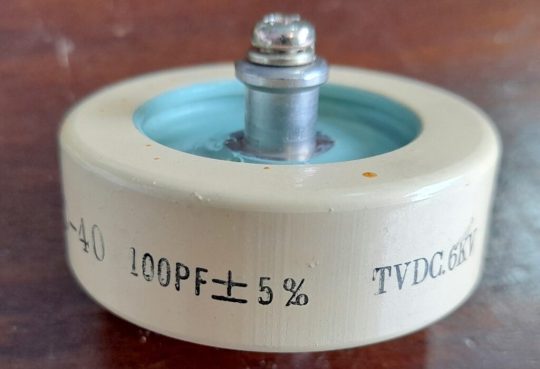 Kenwood TL-922 Original Doorknob RDC-40  100 pf  5% Used PTY