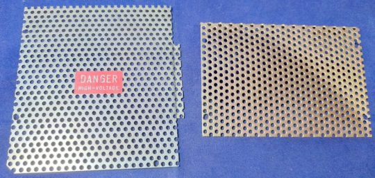 Yaesu FT-101E Original internal Final Tube Mesh Pair Used