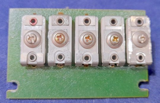 Yaesu FT-101E Original Series Trimmer Lot PB1092 PB1187A PB1188B Used