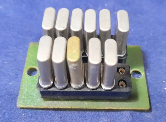 Yaesu FT-101E Original Board PB-1073B With 11 Crystals Used