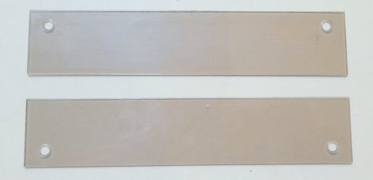 Ten Tec Model 260 Power Supply Front Plastic Protector Used