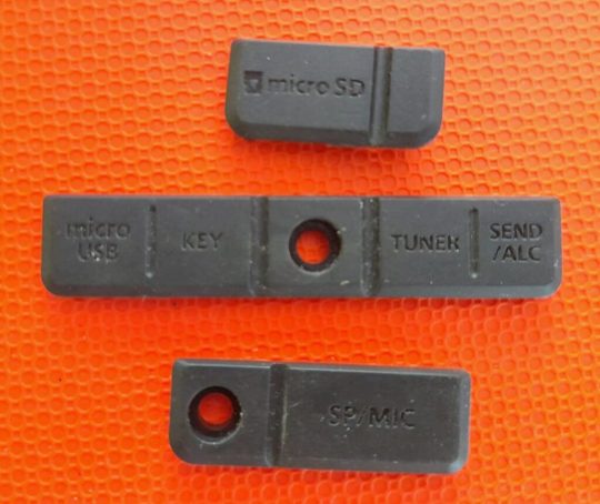 Icom IC-705 Scarce Original Plastic Protectors Used