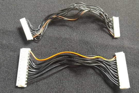 Alinco DX-70 Original Face Connection Cables Used