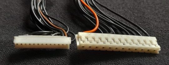 Alinco DX-70 Original Face Connection Cables Used - Image 3