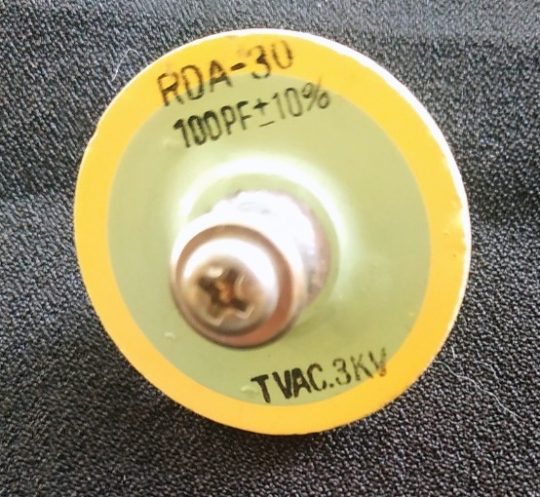 Yaesu FL-2100B Original Doorknob BDA-30 100 PF 3 KV Used #2