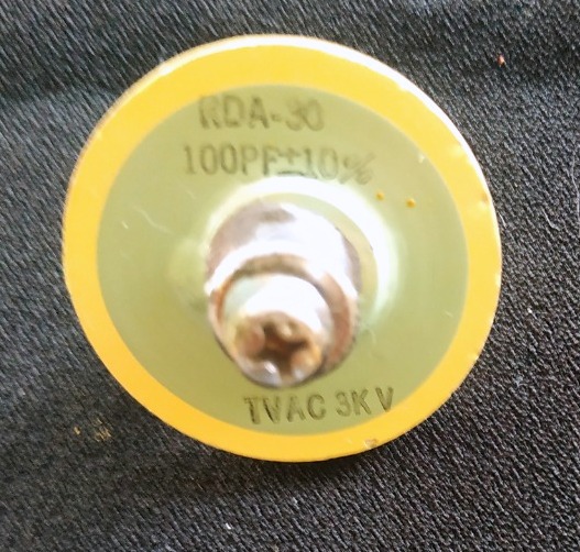 Yaesu FL-2100B Original Doorknob BDA-30 100 PF 3 KV Used #3