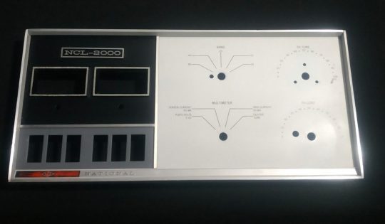 National NCL-2000 Original Front Face Used We Ship Worlwide