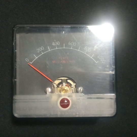 National NCL-2000 Original Plate MIlliamperes Meter Used We Ship Worlwide