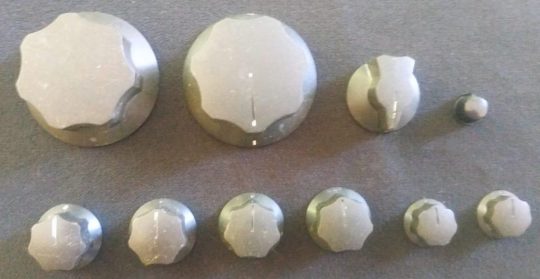 Hammarlund HQ-110 Original Knobs Set Used We Ship Worlwide