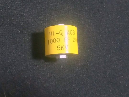 Heathkit SB-200 Original Doorknob 1000pF - 20% 5kV Used We Ship Worlwide