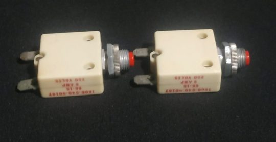 Heathkit SB-200 Original 8 Amp Circuit Breaker Pair Used We Ship Worlwide - Image 2