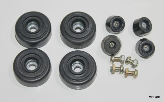 Yaesu FT-107M Original Foot and Screws Used We Ship Worlwide