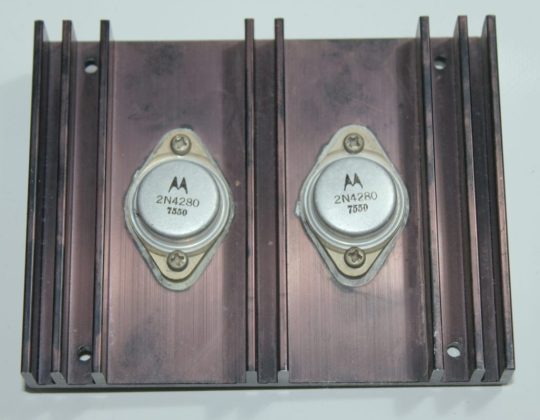Yaesu FT-101E Original Fianl PS Part with pair 2N4280 Used We Ship Worlwide