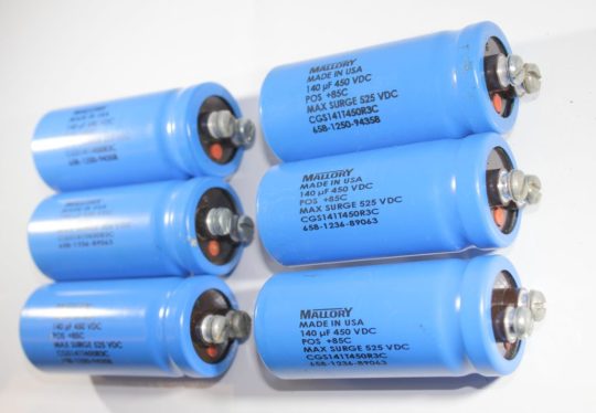 Dentron MLA-2500B Condenser Mallory 140 PF 450 V Set Used We Ship Worlwide - Image 2