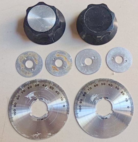 Alpha 76 Original Knob Set Used We Ship Worlwide
