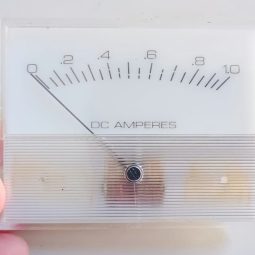 Alpha 76 Original DC Amperes Meter Used