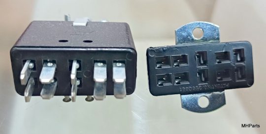Ham radio Special Round Connector Pair #2 Used Ship Worldwide