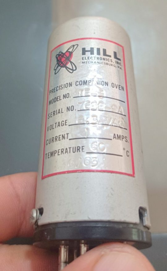Hill Electronics Crystal Filter 3 KC TE-3  7659-9A Used We Ship Worlwide