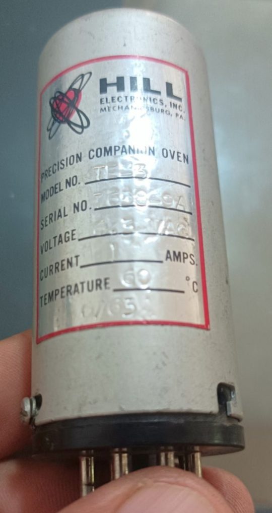 Hill Electronics Crystal Filter 3 KC TE-3  7659-9A Used We Ship Worlwide - Image 2