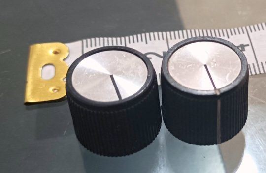 Radio Knob Lot of 2 See Size Used #2 We Ship Worlwide