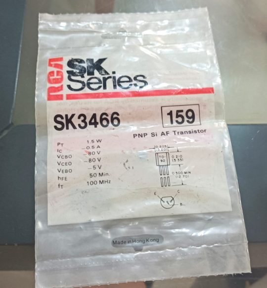 1 PCS NEW Original  RCA SK-3466  Transistor We Ship Worlwide
