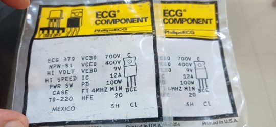 2 PCS NEW Original  Philips ECG 379  TO-220 Transistor We Ship Worlwide - Image 2