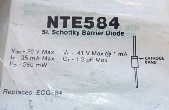 1 PCS NEW Original NTE-584 Transistor We Ship Worlwide - Image 2
