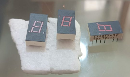 3 pcs LTS312AR 7 SEC NUMERIC LED DISPLAY We Ship Worlwide