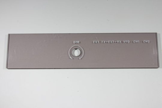 Yaesu FT-101ZD Original Display Plastic Protector Used We Ship Worlwide
