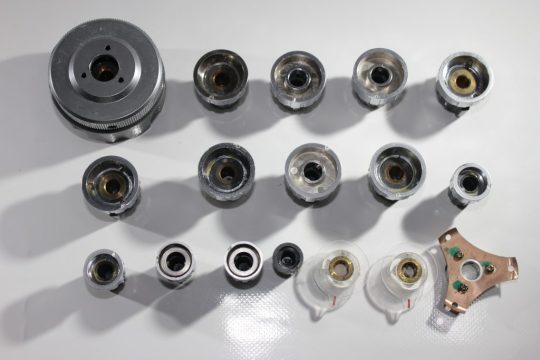 Yaesu FT-101ZD Original Knobs Set Used We Ship Worlwide - Image 3