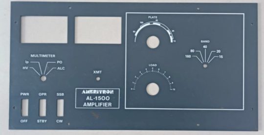 Ameritron AL-1500 Original Front Face Used We Ship Worlwide