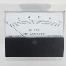 Henry Radio 3004-A Original Plate DC Amperes Meter Used
