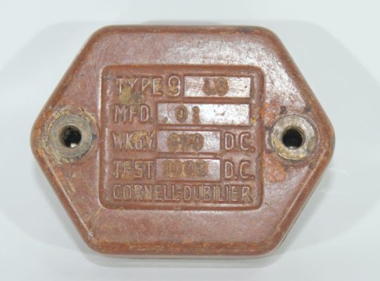 Lot of 7 Vintage Mica TYPE 9 Capacitor Used We Ship Worlwide