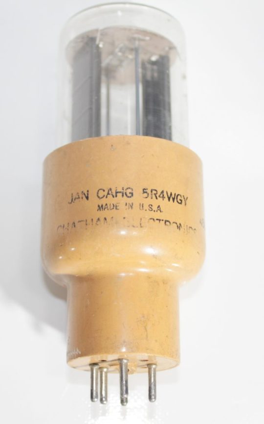 Hallicrafters HT-37 Original CHATHAM ELECTRONICS CHAG 5R4 WGY TUBE  Used We Ship Worlwide