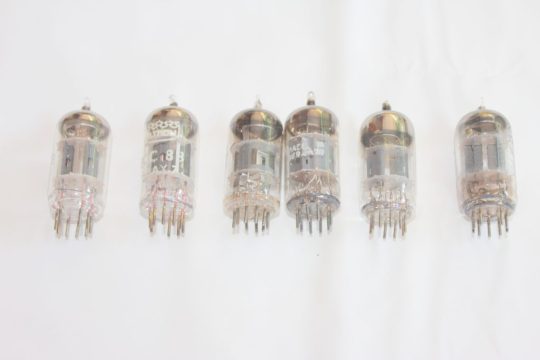 B5P Set 6 Tubes ECC83 ULTRON Used We Ship Worlwide